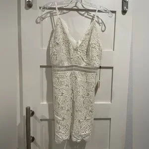 knee length dresses for ladies Liliana Lace Mini Dress